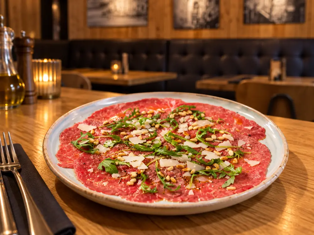 Carpaccio de boeuf